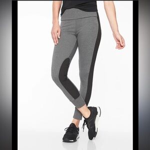 Athleta Charcoal and Black Leggings